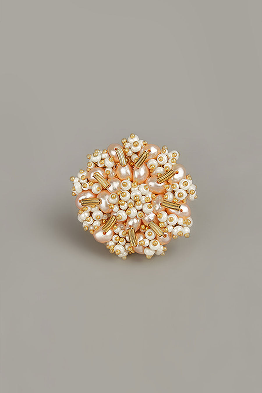 Peach Pearl Jewellery Set