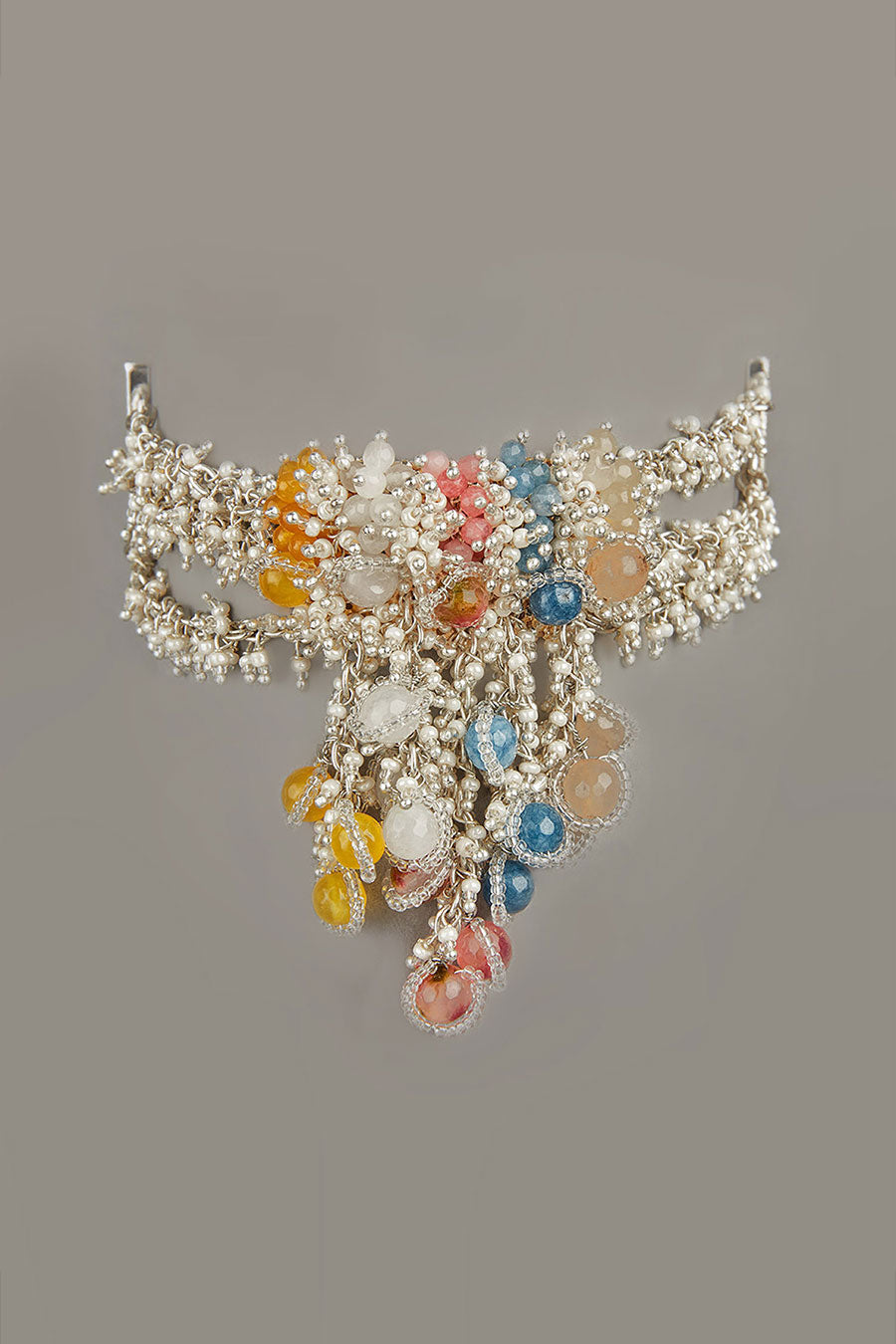 Multicolour Pearl Jewellery Set