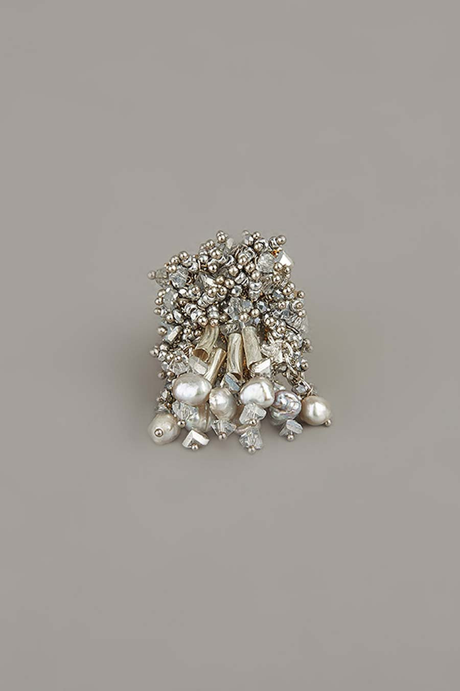 Silver Semi-Precious Stone Ring