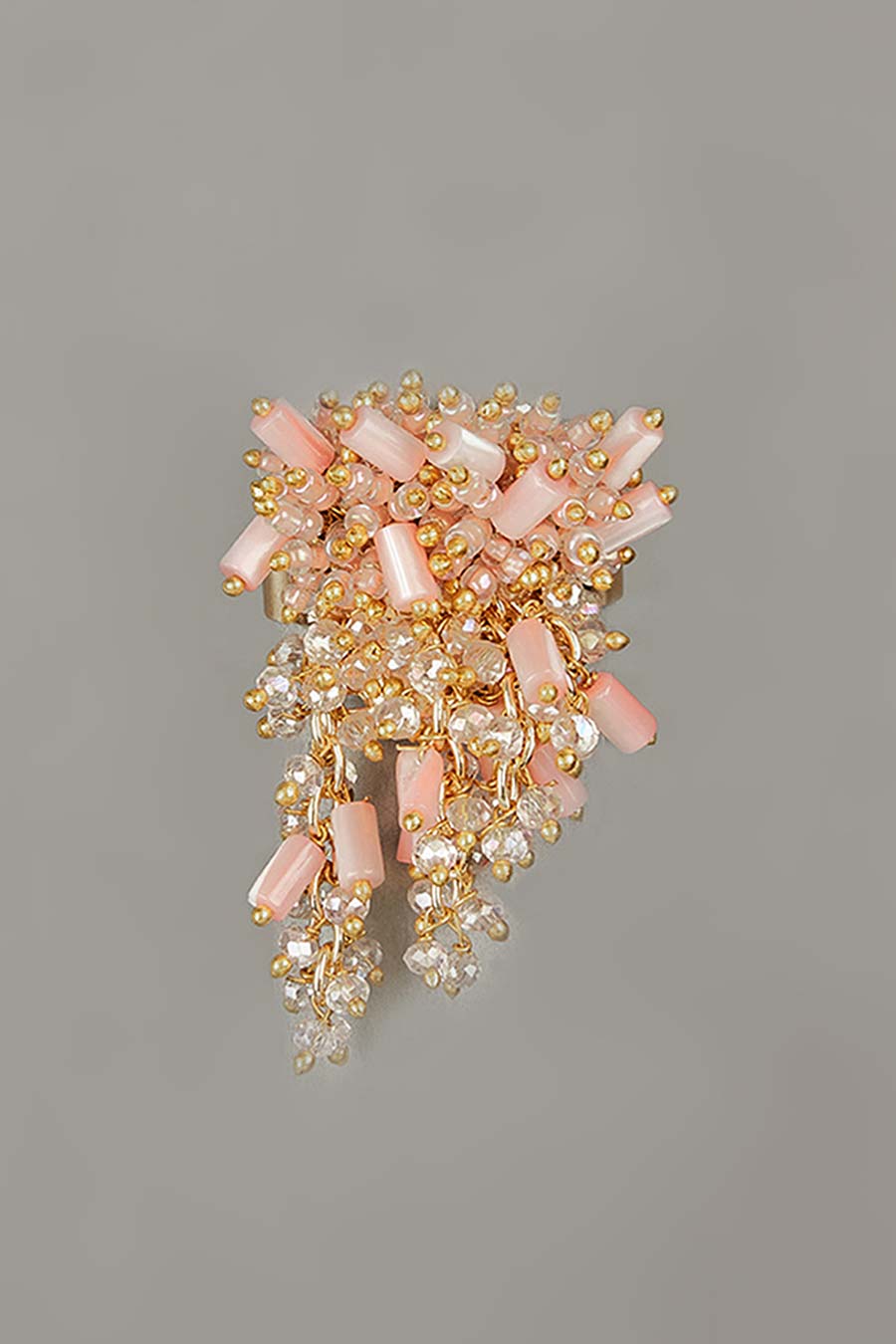 Pink Semi-Precious Stone Ring