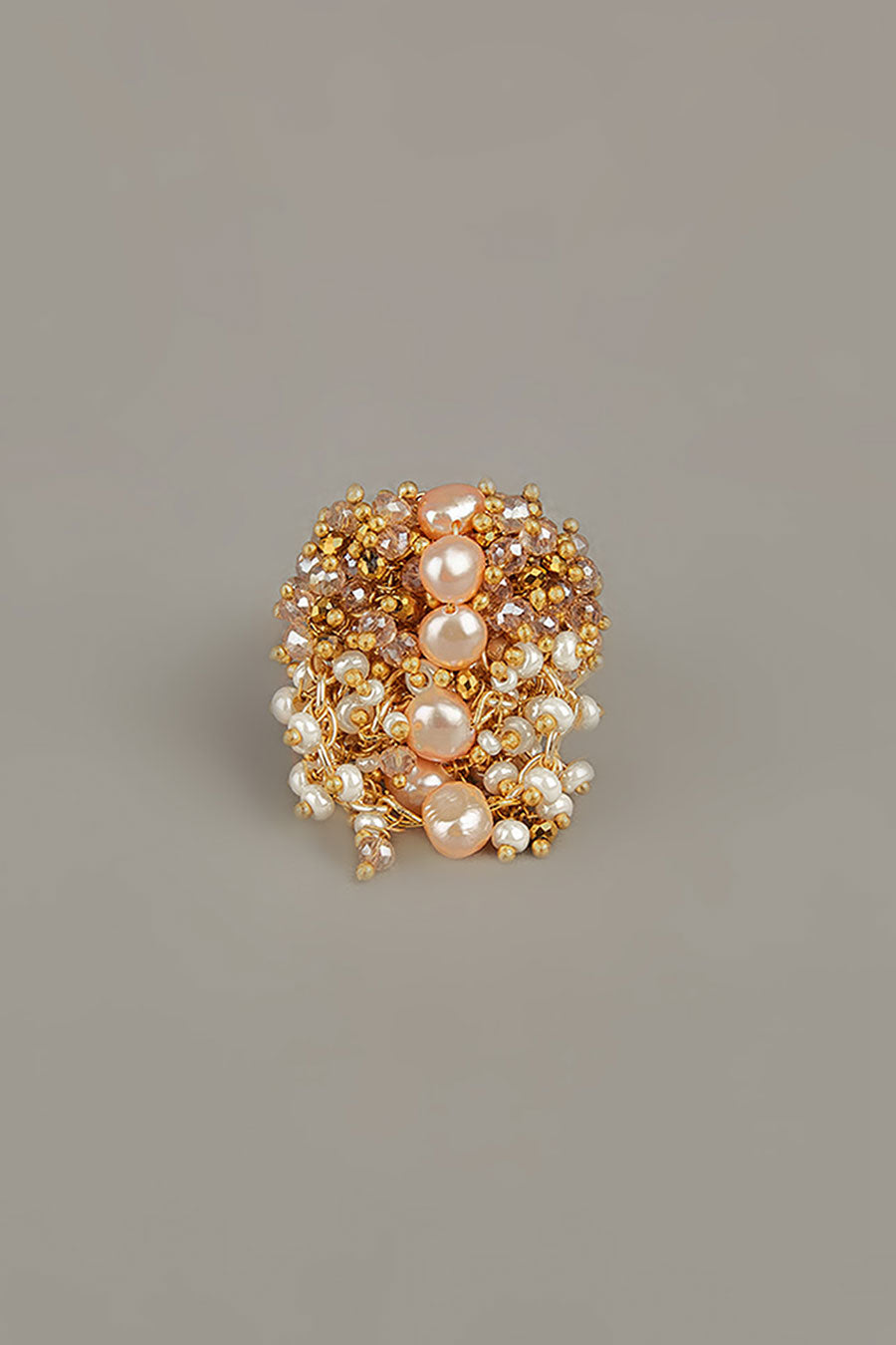 Peach Semi-Precious Stone Ring