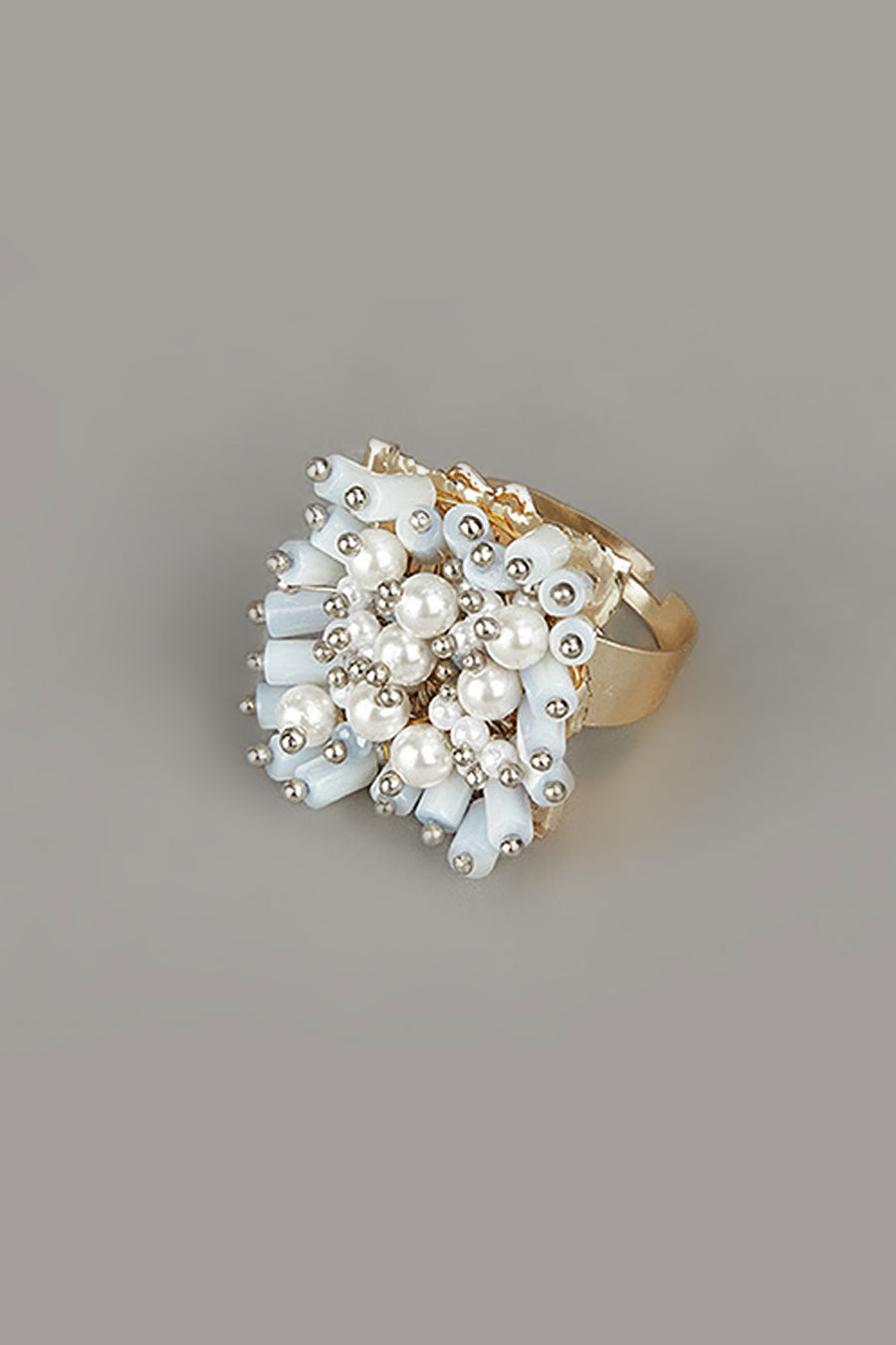 Blue Semi-Precious Stone Ring