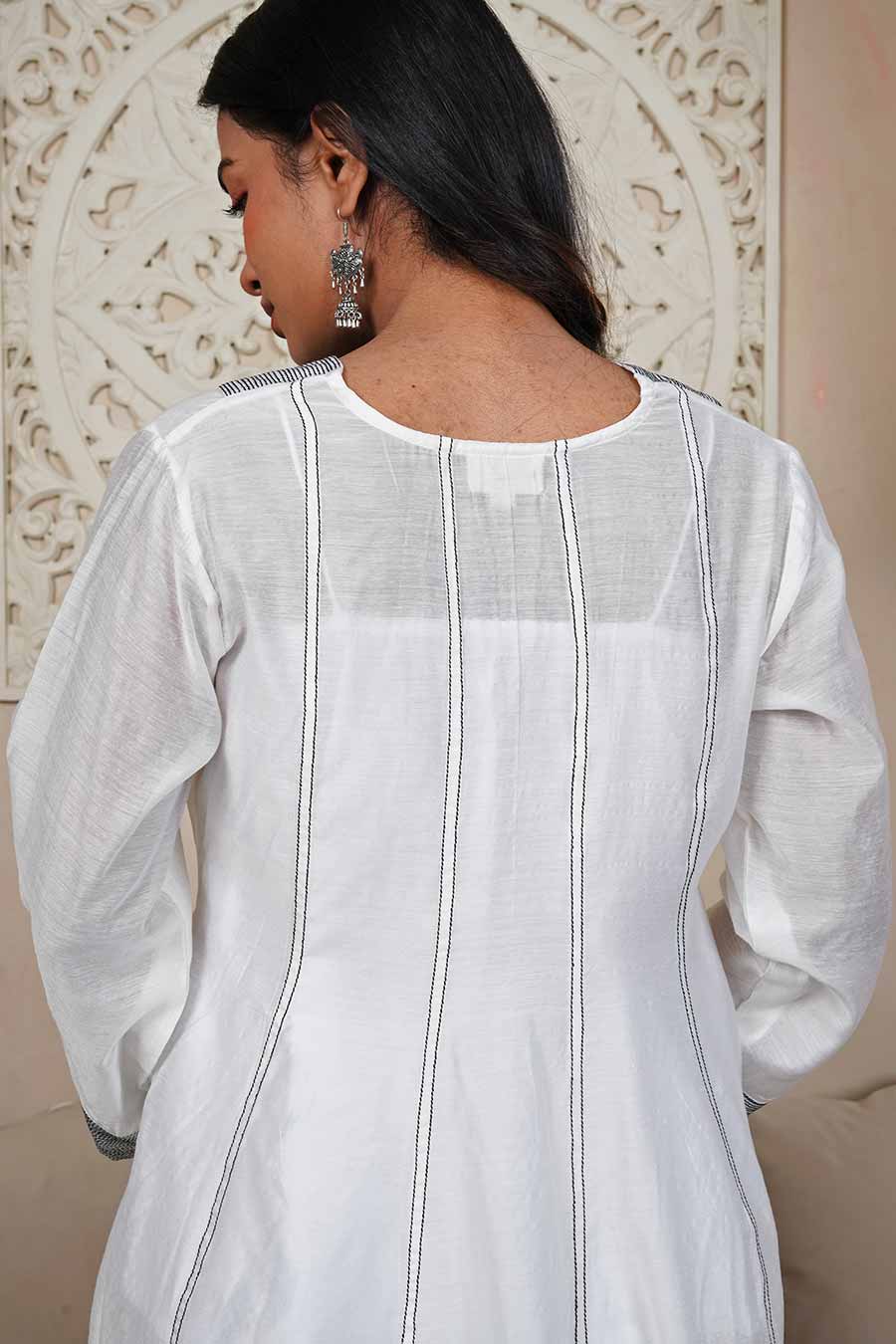 White Dove Short Tunic & Pant Set