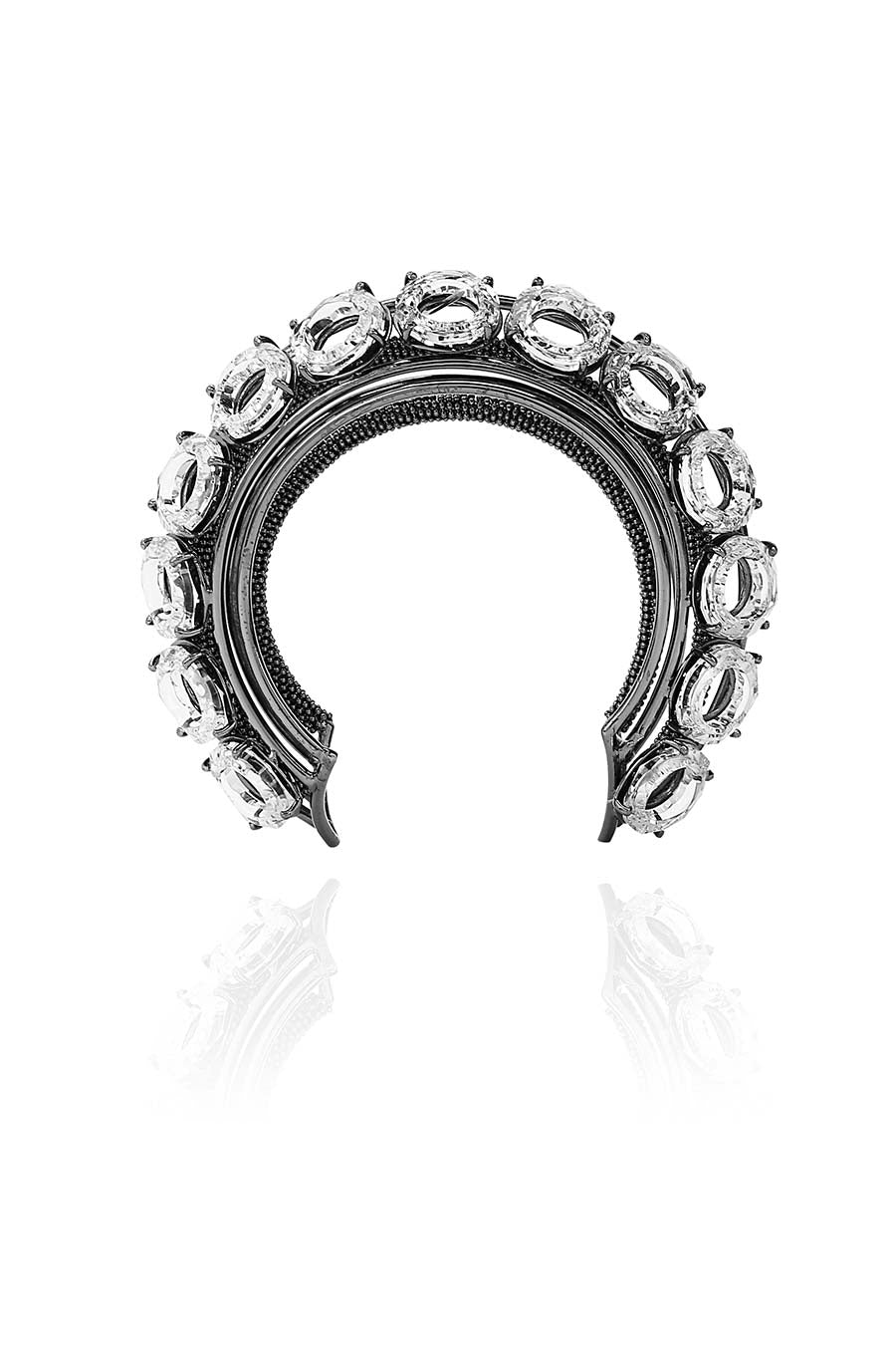 Circular Rings Silver Plated Cuffs