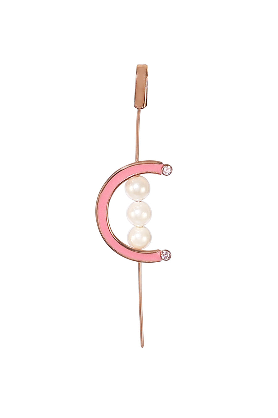 Pearl Needle Earcuff With Studs