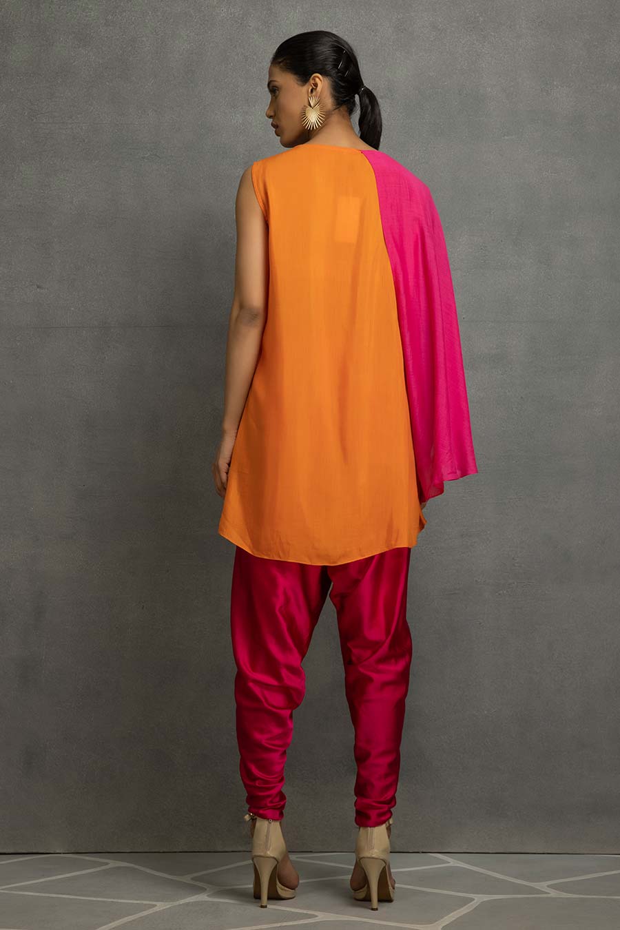 Pink Ombre Layered Top & Pant Co-Ord Set
