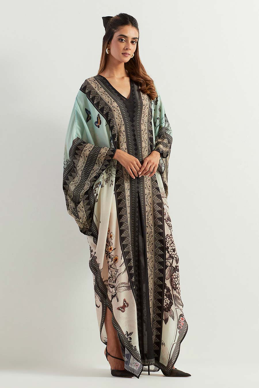 Saaya Ombre Printed Kaftan Dress