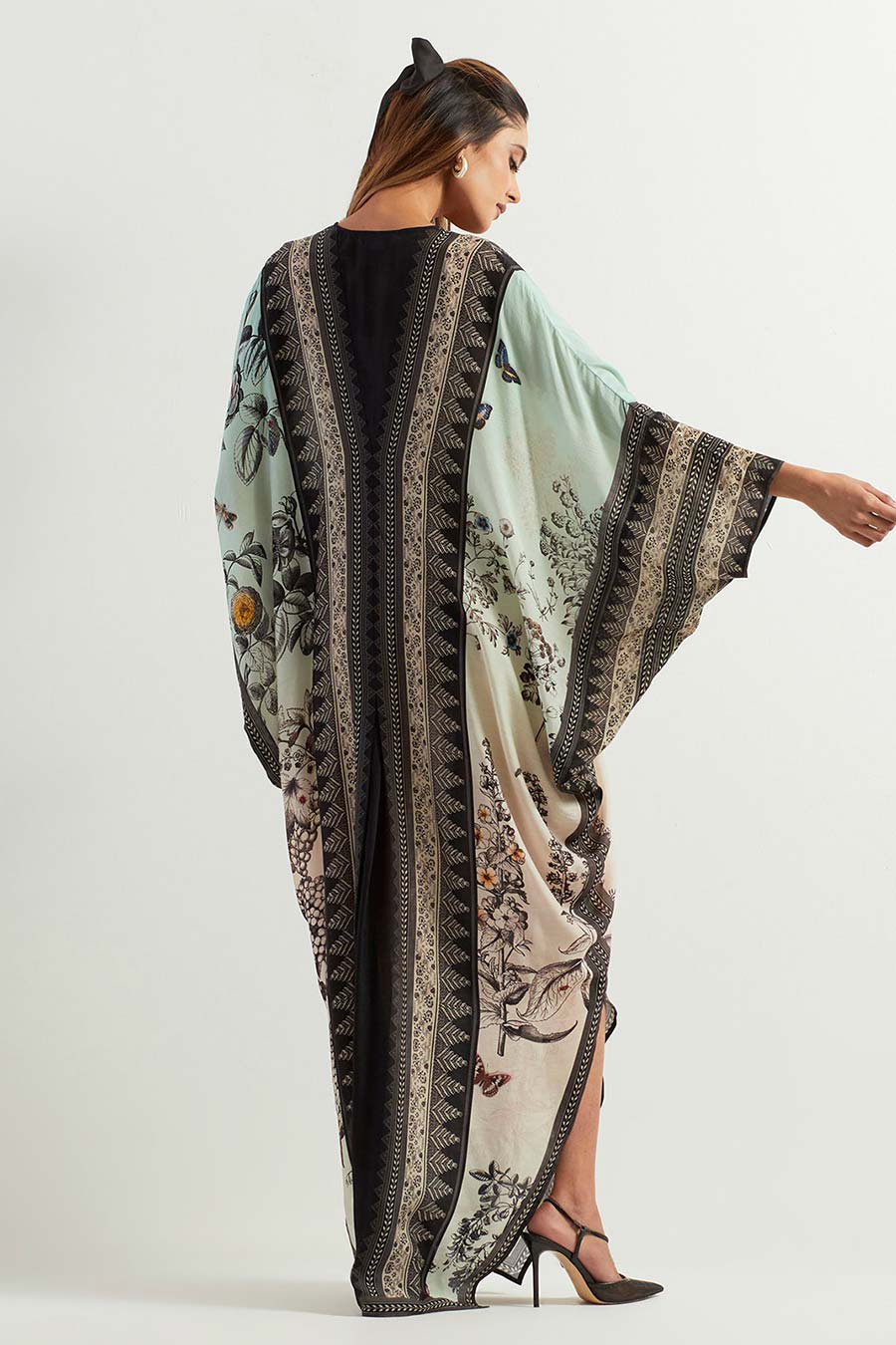 Saaya Ombre Printed Kaftan Dress