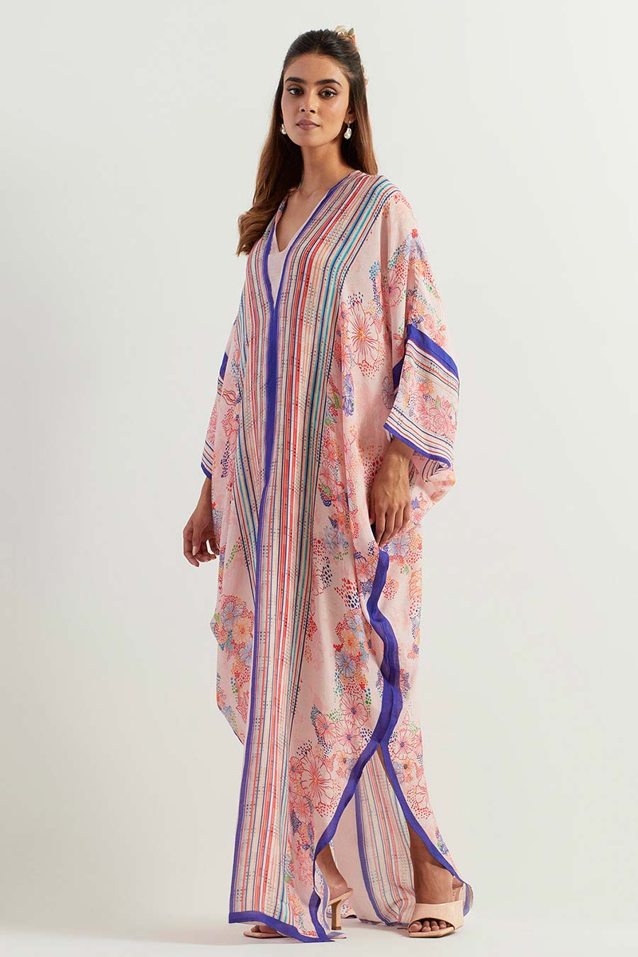 Saaya Ombre Printed Kaftan Dress