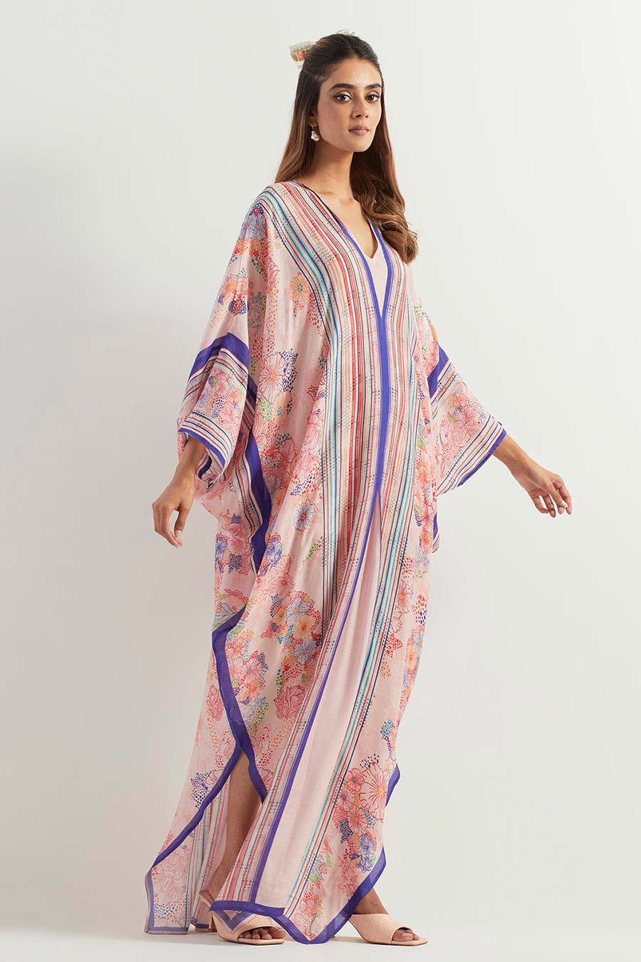Saaya Ombre Printed Kaftan Dress