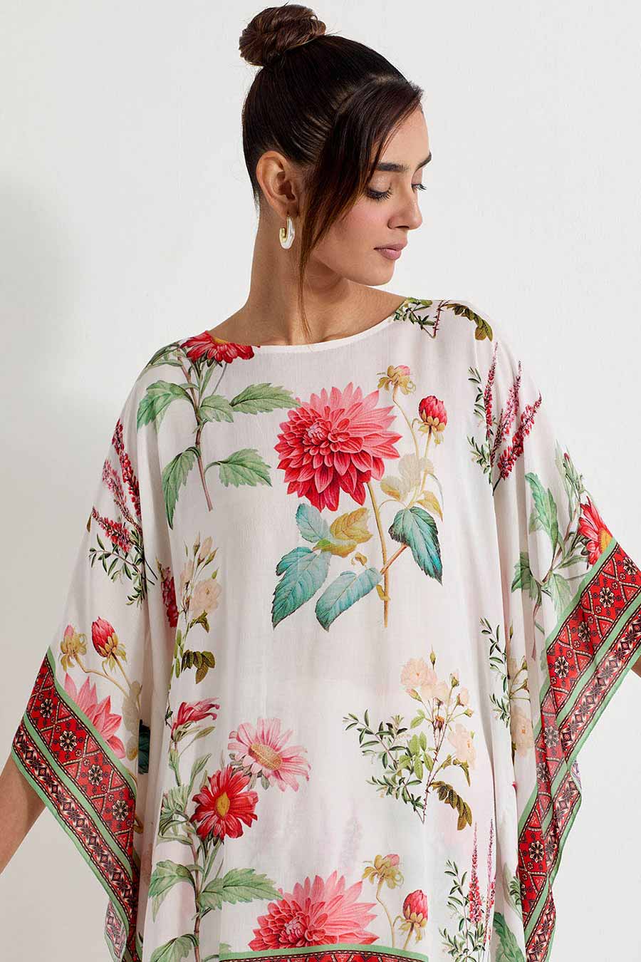 Daisy Printed Kaftan & Pant Co-Ord Set