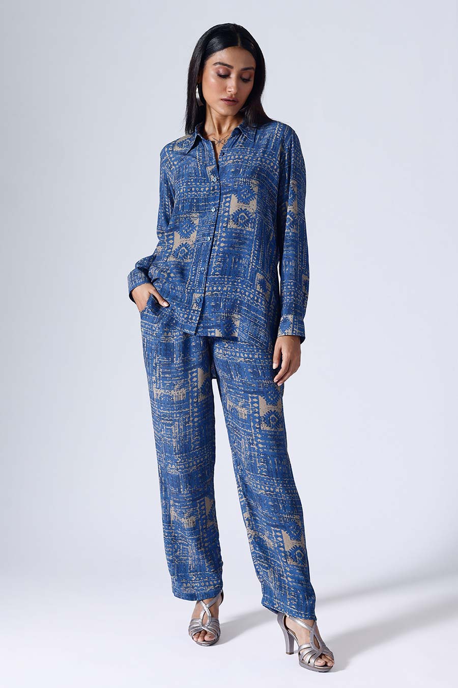 Blue Moroccon Shirt