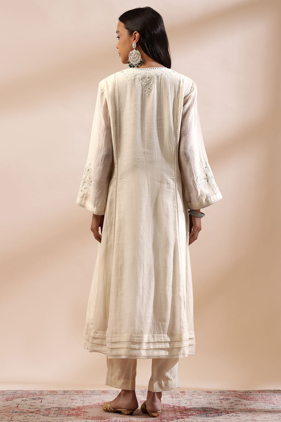 Ivory Imra Embroidered Kurta & Pant Set