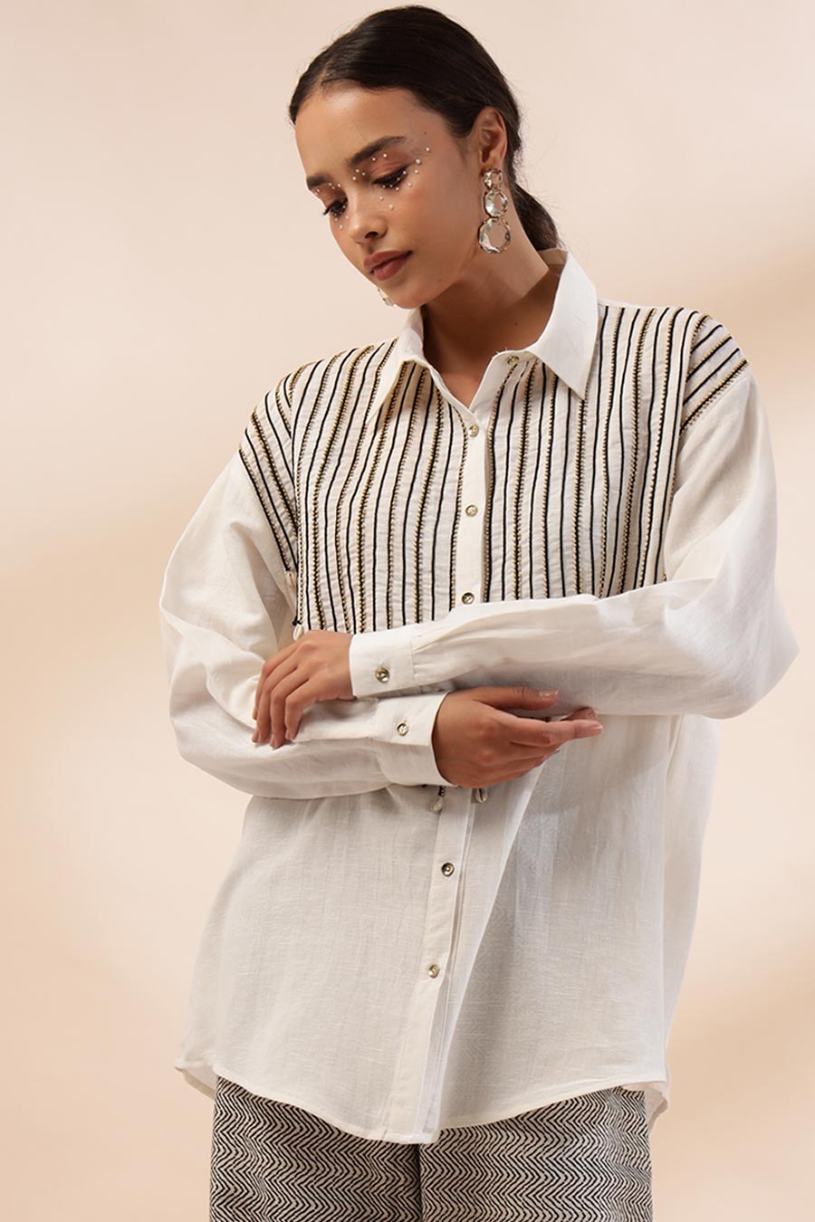 Ivory Boho Dori Shirt