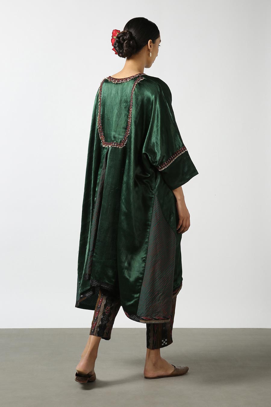 Green Silk Embroidered Jacket