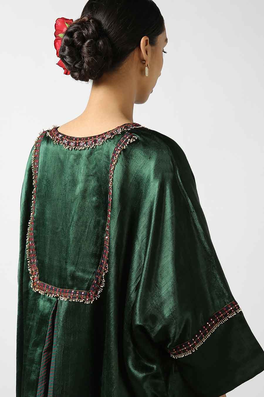 Green Silk Embroidered Jacket