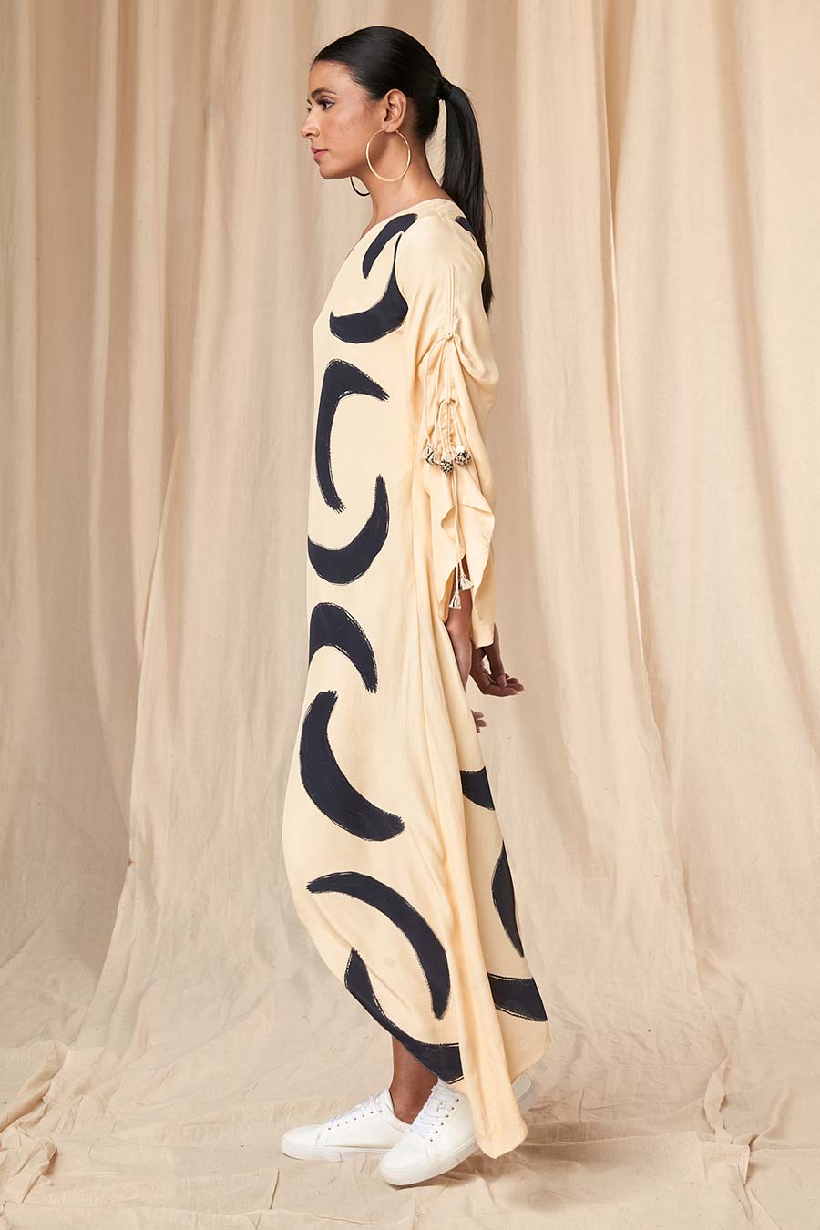 Ivory Mooncrest One-Shoulder Dress