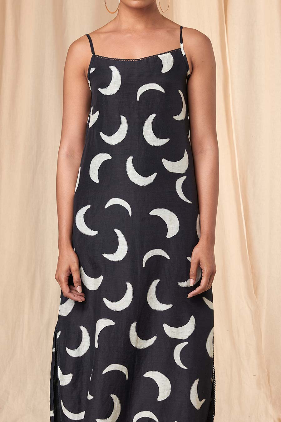 Lily Black Mooncrest Slip Dress