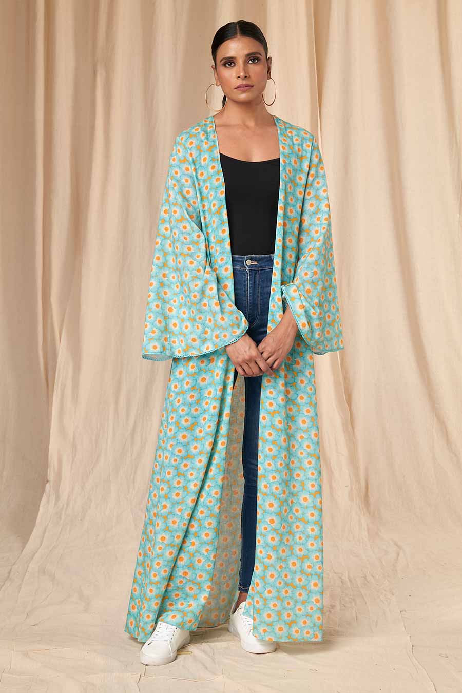 Lily Yellow Sunshine Shrug Overlay