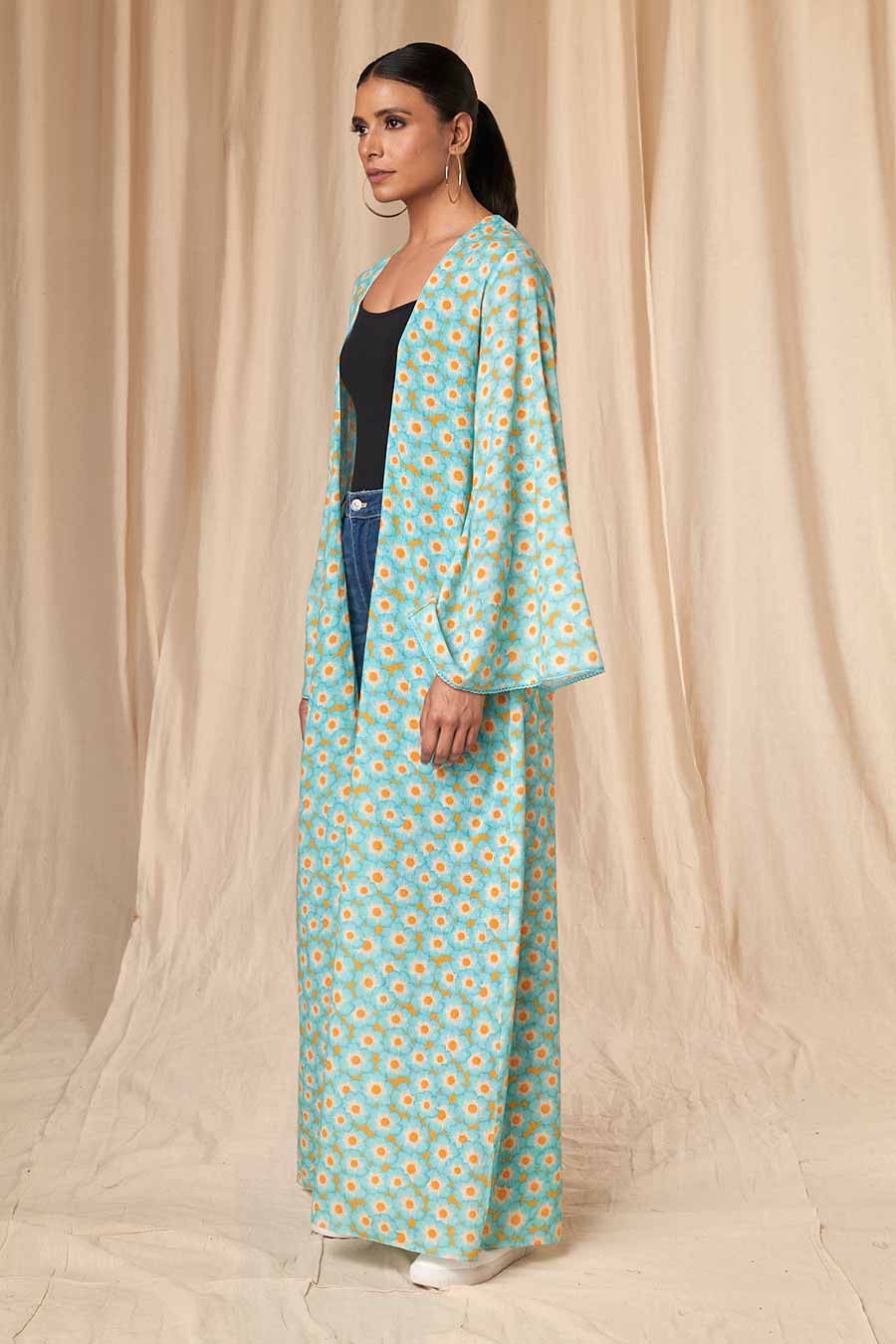 Lily Yellow Sunshine Shrug Overlay