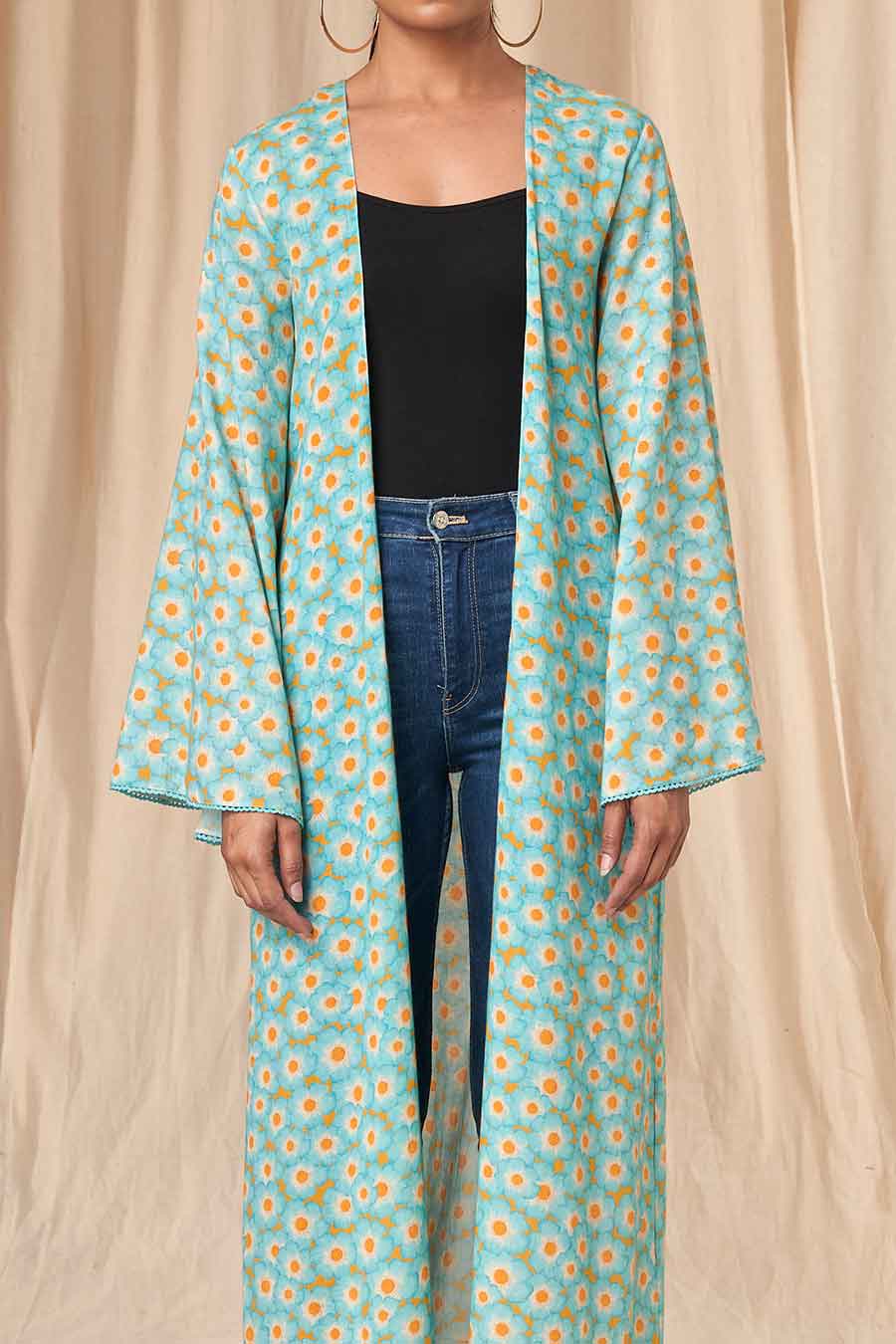 Lily Yellow Sunshine Shrug Overlay