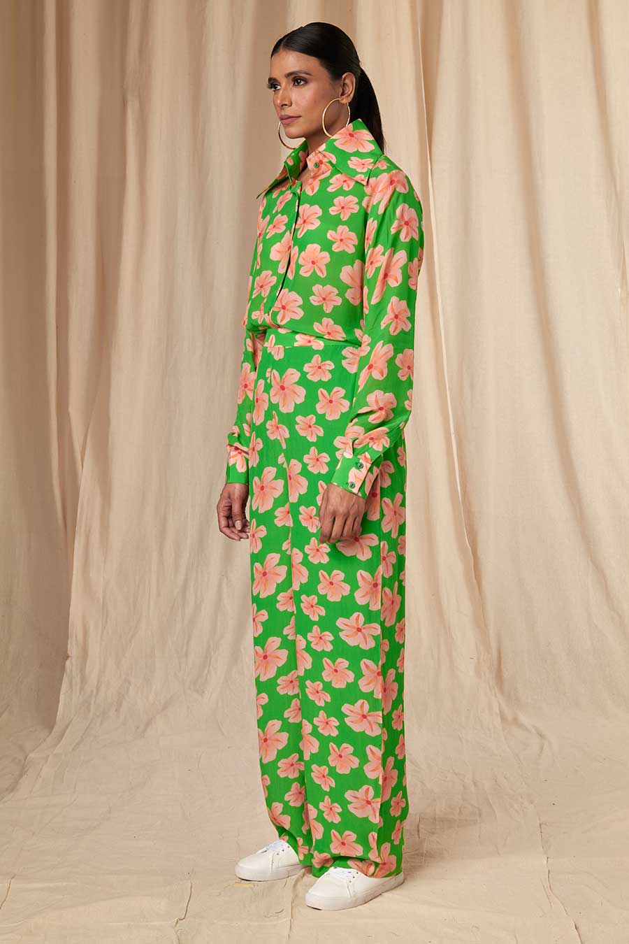 Green Flower Passion Shirt