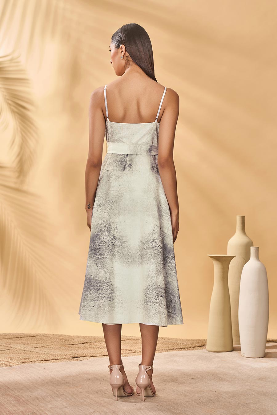 Moondust Mirage Printed Wrap Dress