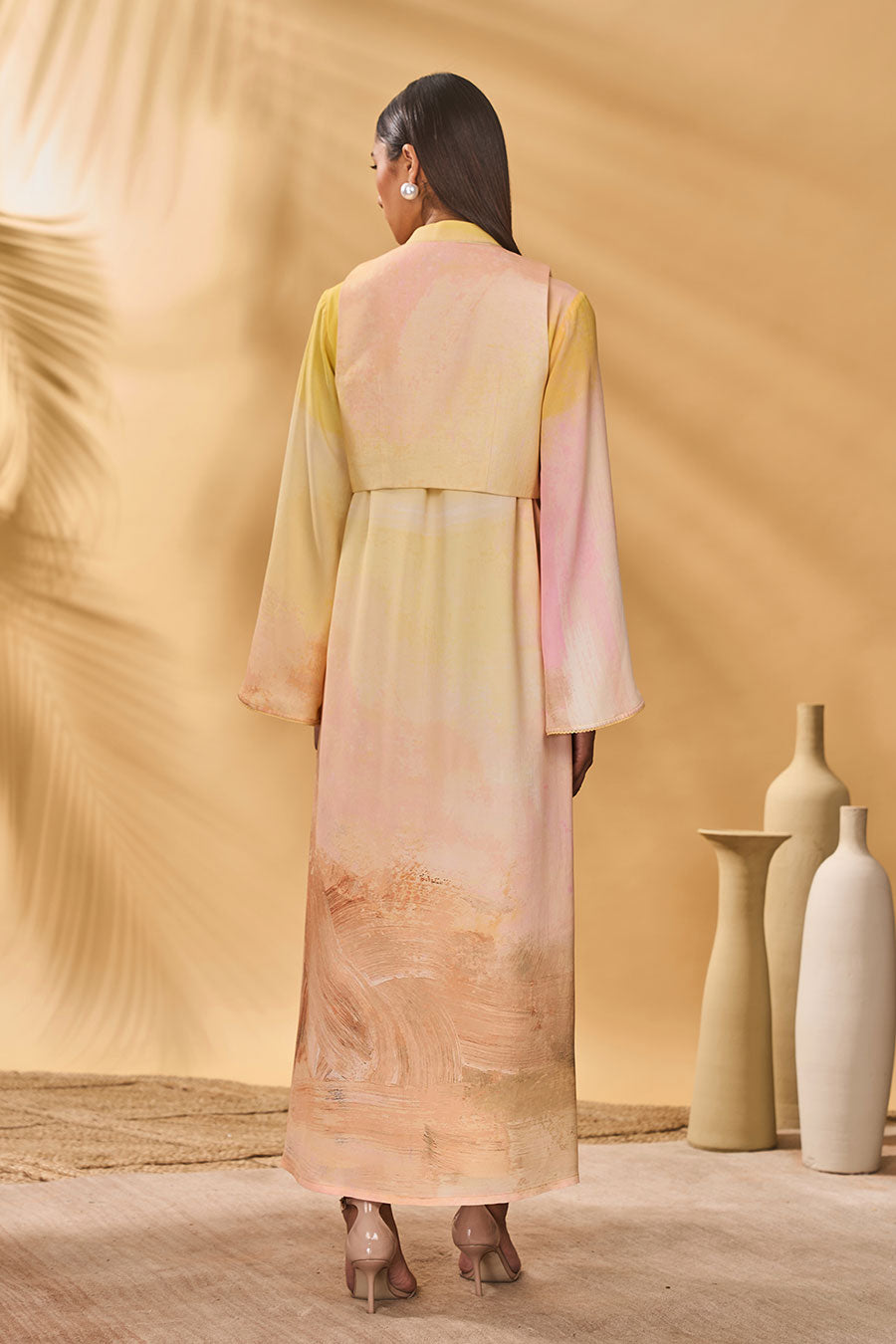 Glazing Symphony Shirt Dress & Jacket Set