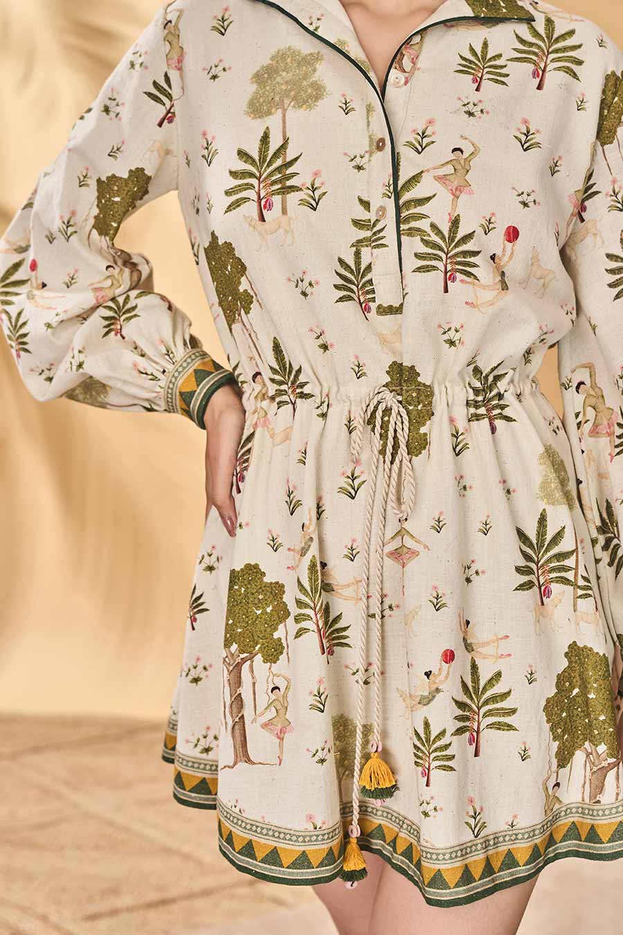 Kora Miniature Dreams Printed Mini Dress
