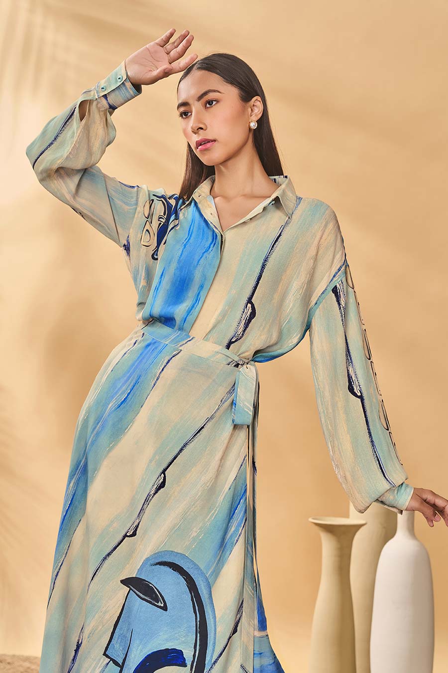 Midnight Faces Printed Shirt