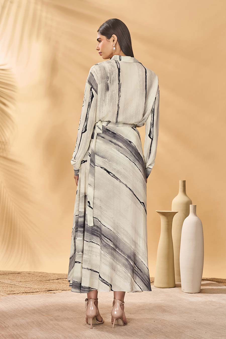 Moonlit Faces Printed Shirt