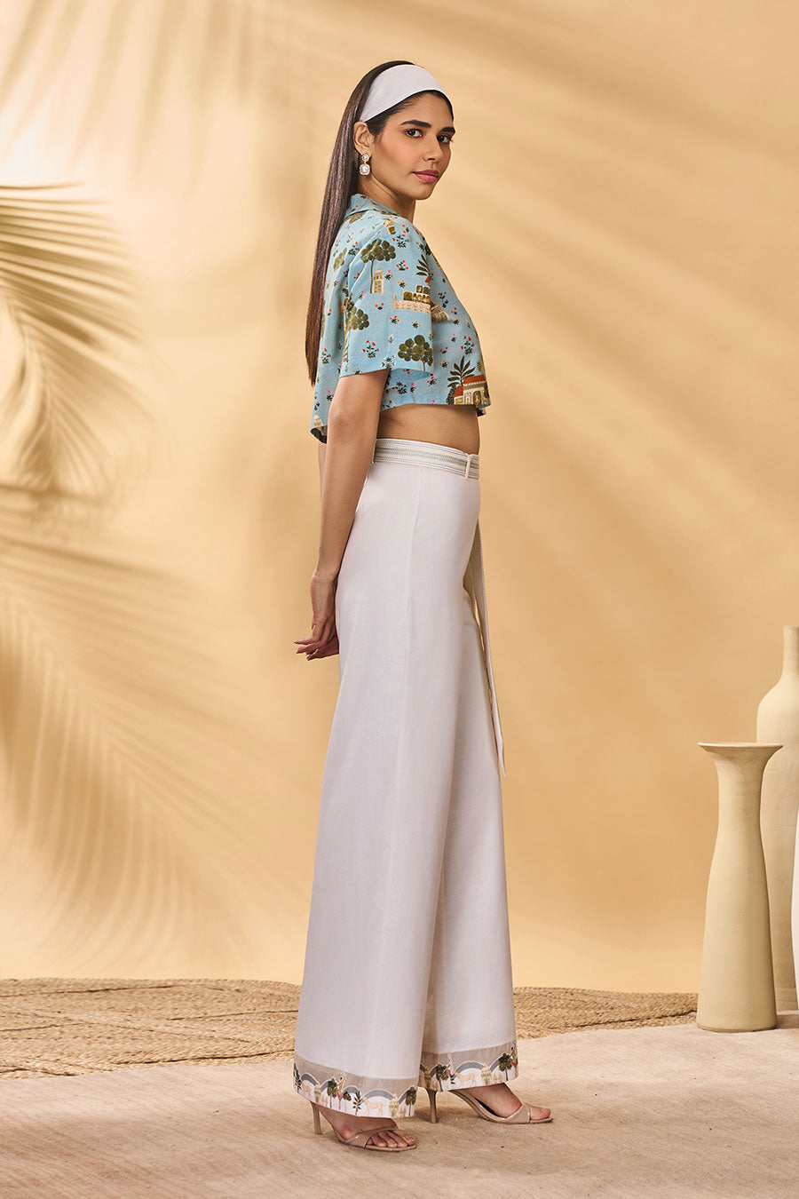 Blue Miniature Dreams Printed Co-Ord Set