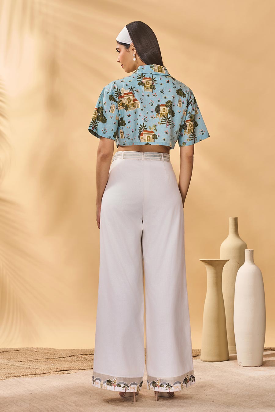 Blue Miniature Dreams Printed Co-Ord Set