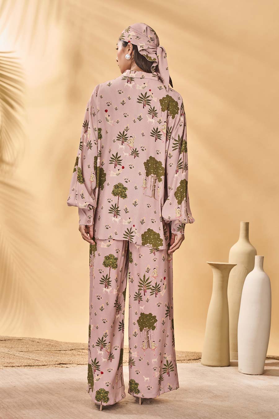 Pink Pirouette Picnic Printed Trousers