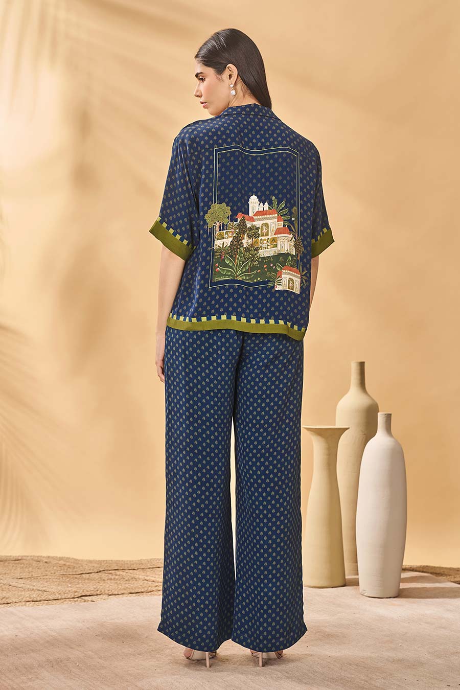 Midnight Holiday Home Shirt Trouser Set (3Pc)