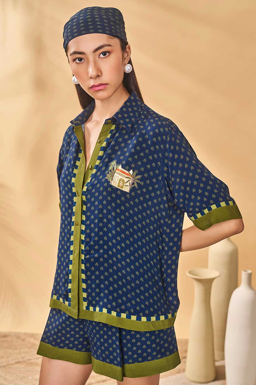 Midnight Holiday Home Printed Co-Ord Set (3Pc)
