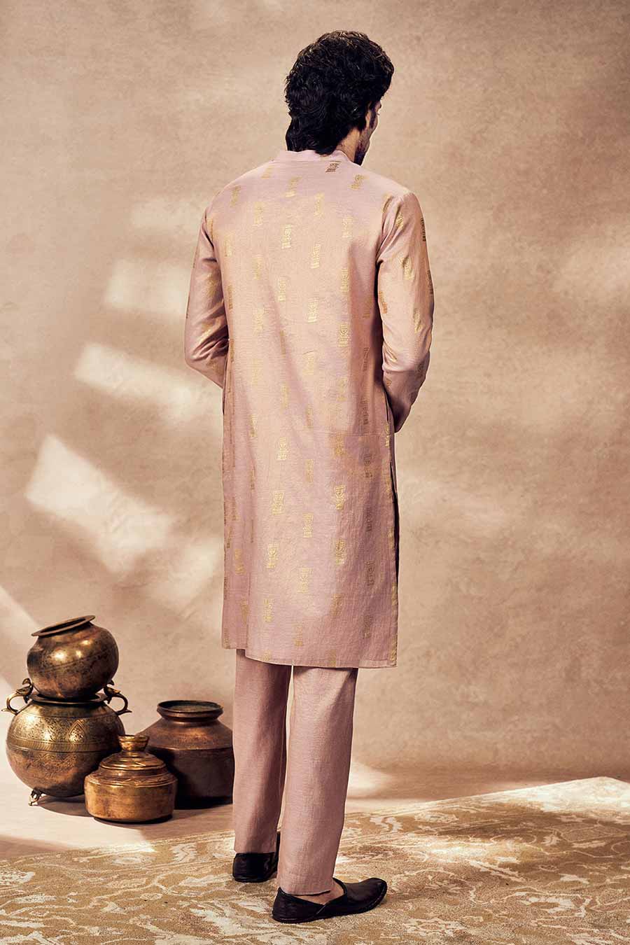 Lilac Timber Tribe Printed Kurta Set