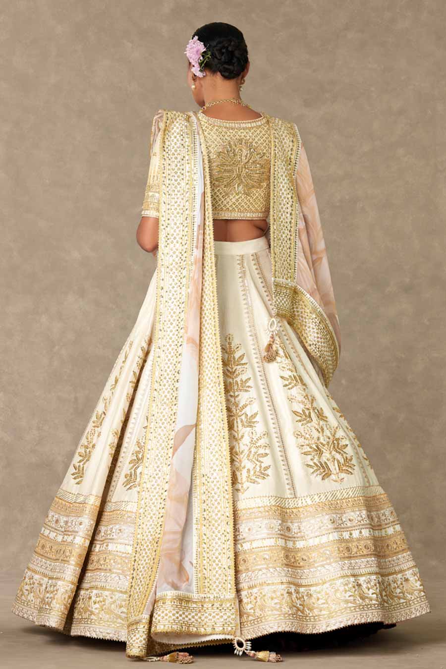 Ivory Neel-Kamal Embroidered Lehenga Set