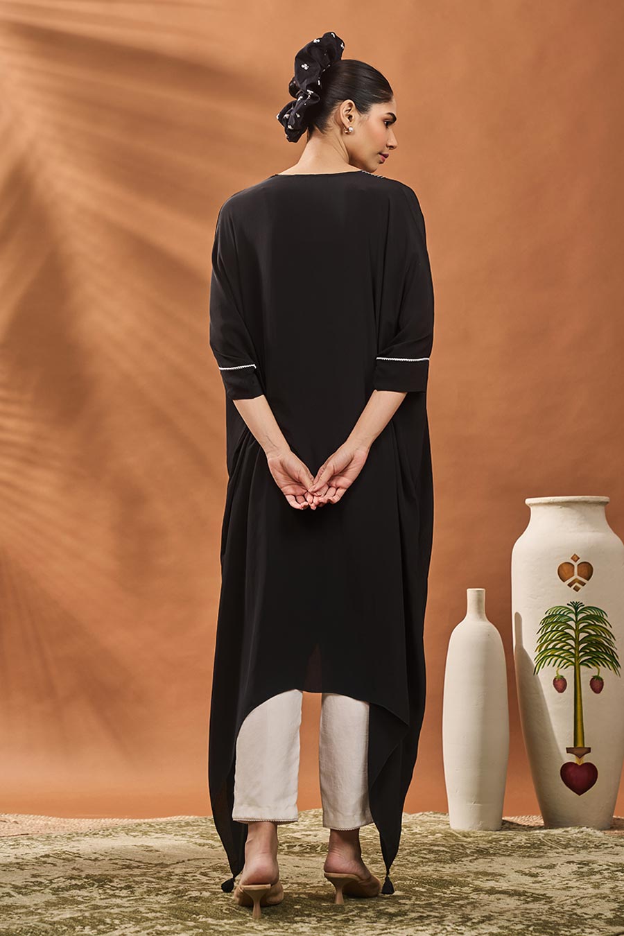 Black All Fours Tunic & Pant Set