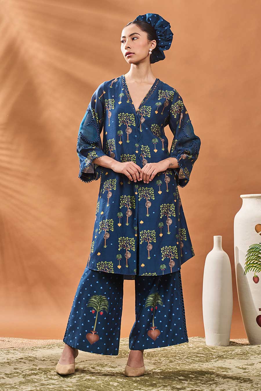 Indigo Wildscape Tunic & Pant Set