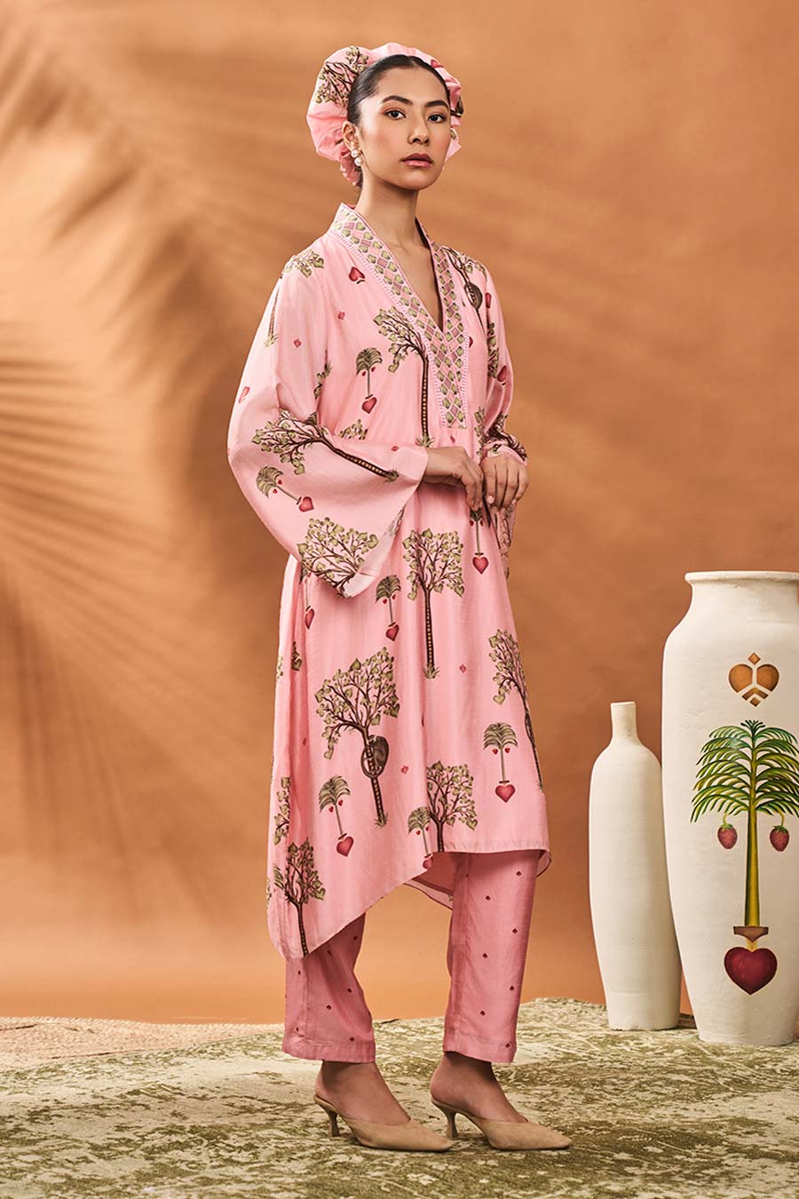 Pink Wildscape Tunic & Pant Set