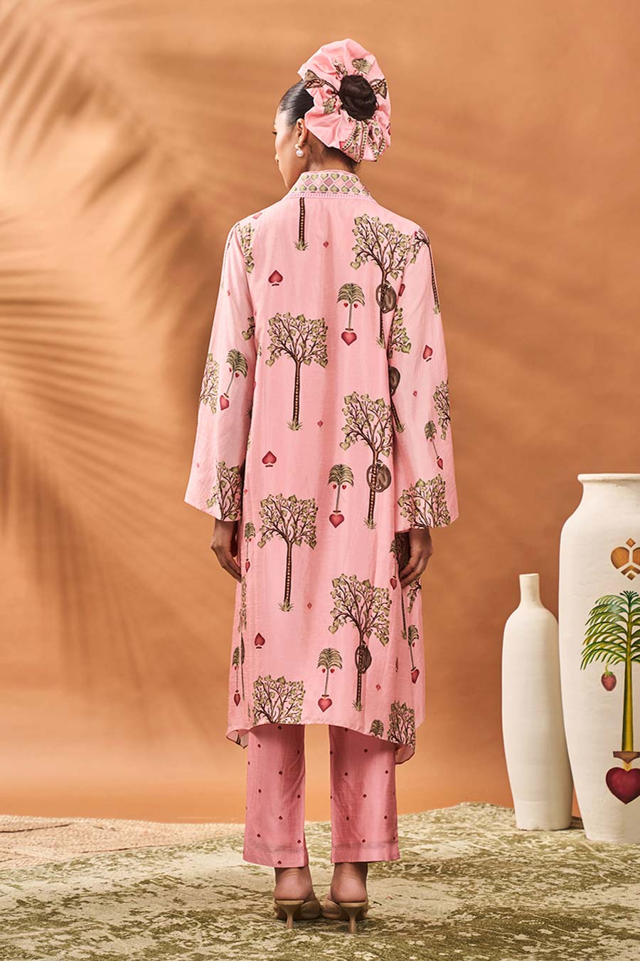 Pink Wildscape Tunic & Pant Set