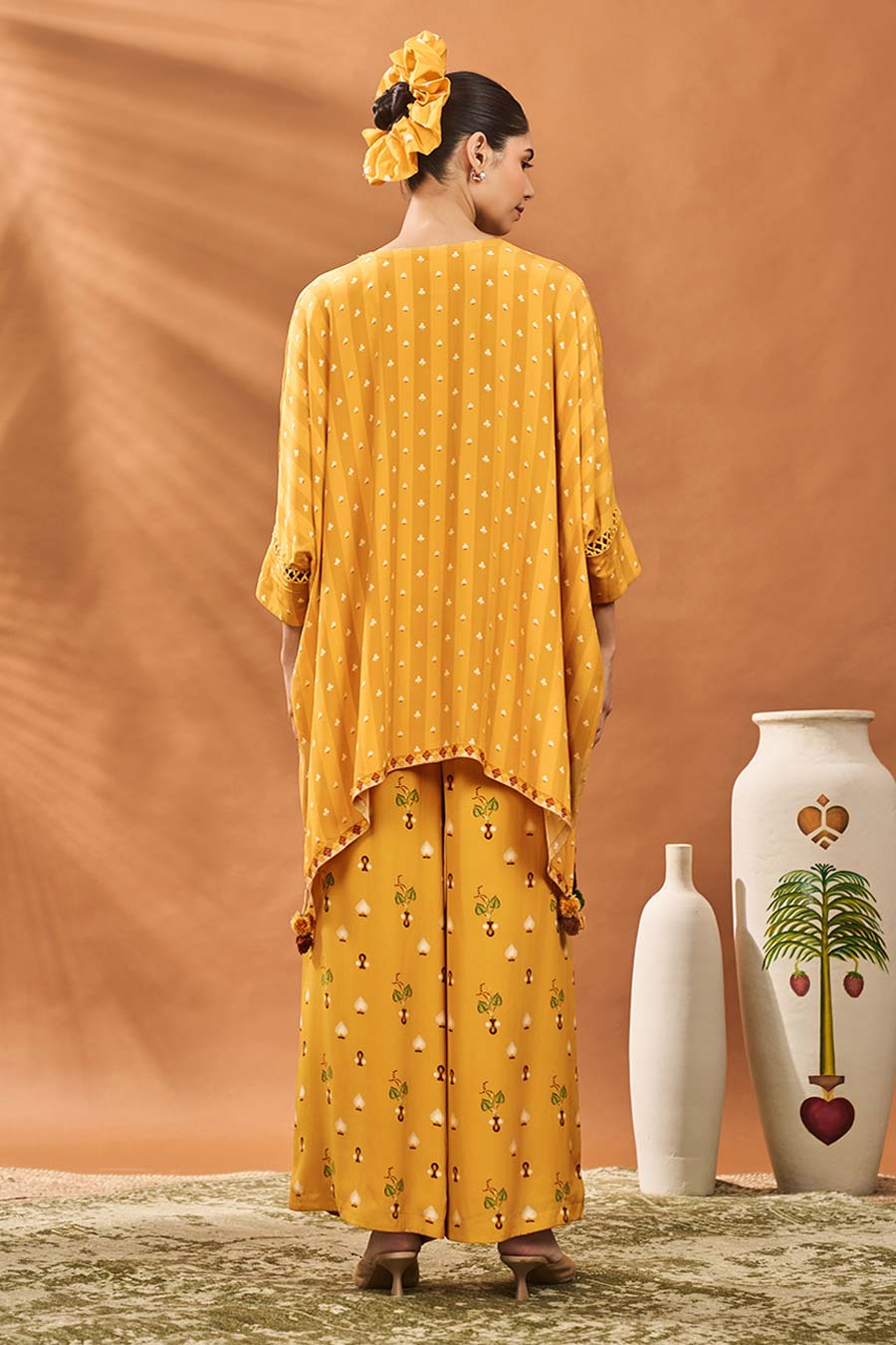 Ochre Spade Blossom Top & Pant Co-Ord Set