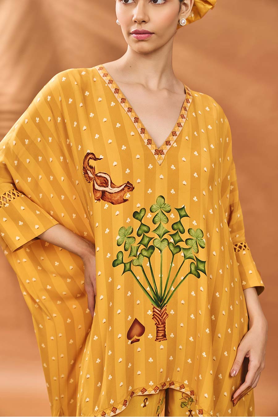 Ochre Spade Blossom Top & Pant Co-Ord Set