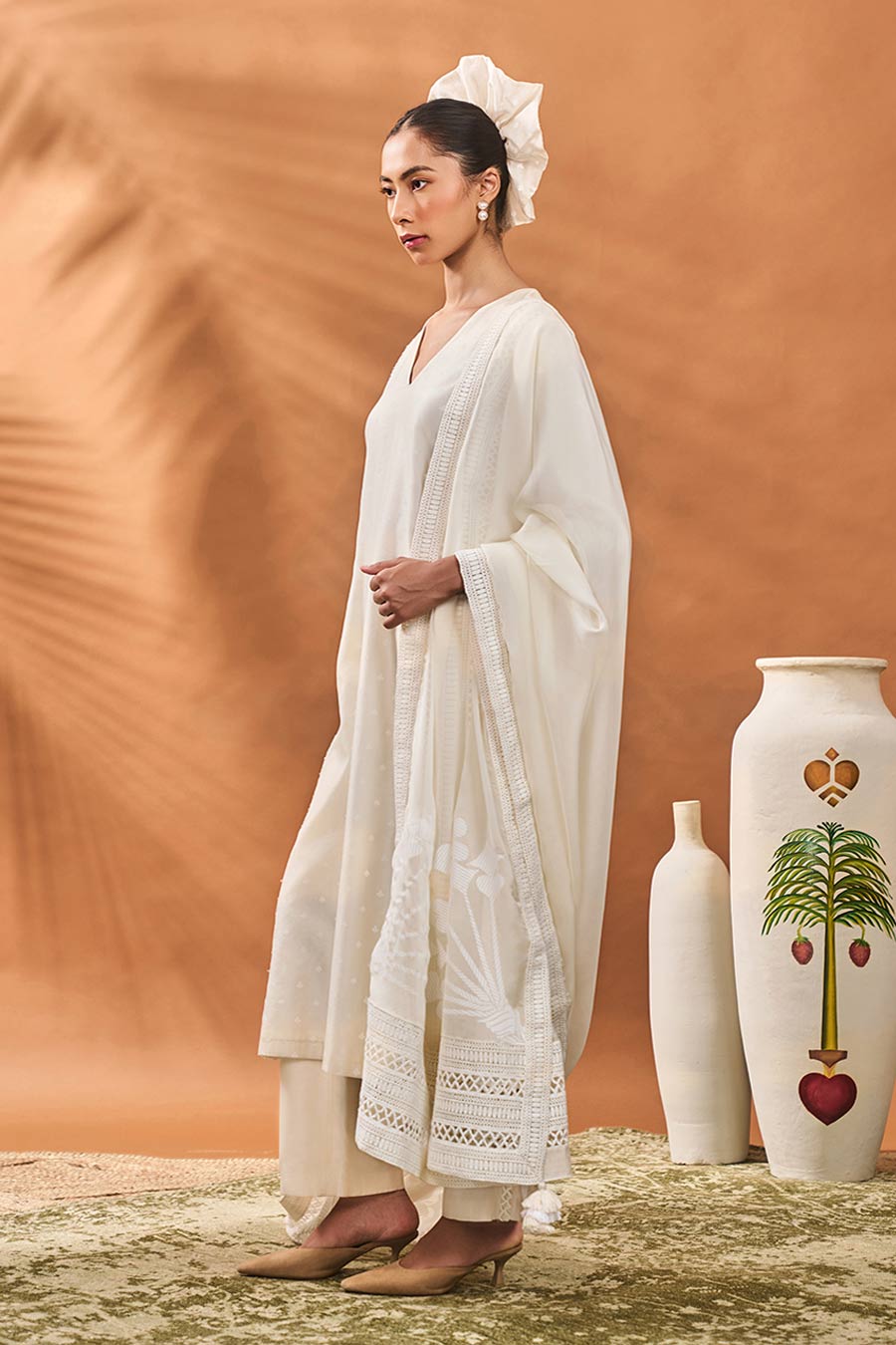 Ivory All Fours Kurta Set
