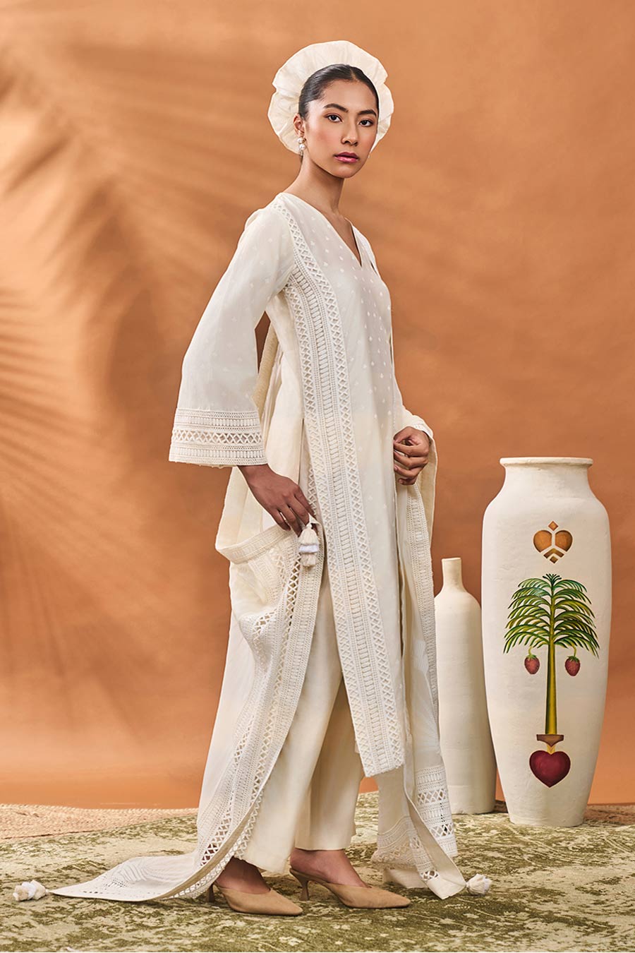 Ivory All Fours Kurta Set