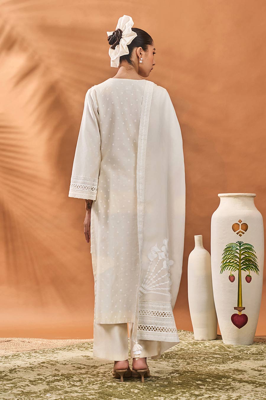 Ivory All Fours Kurta Set