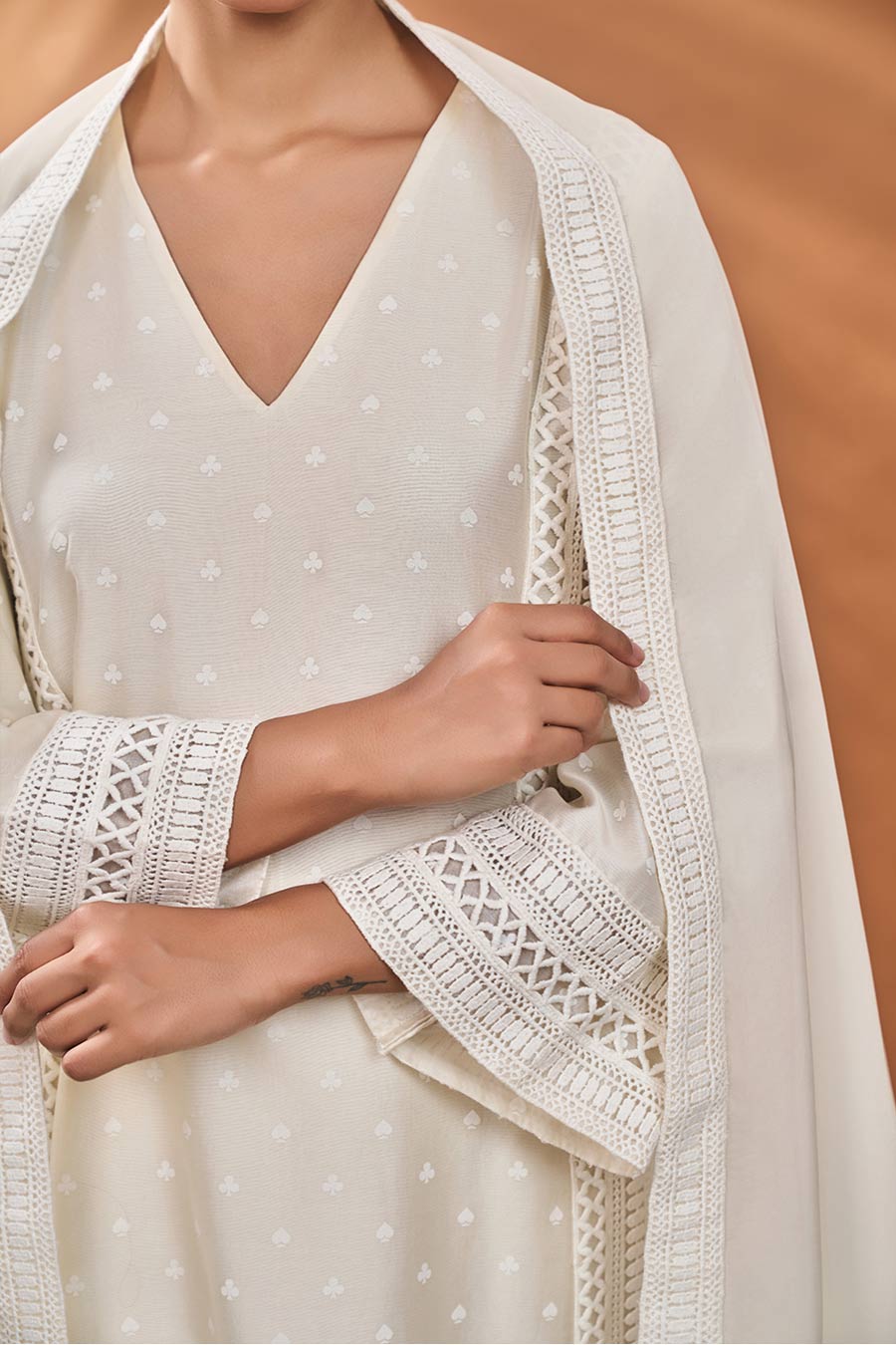 Ivory All Fours Kurta Set