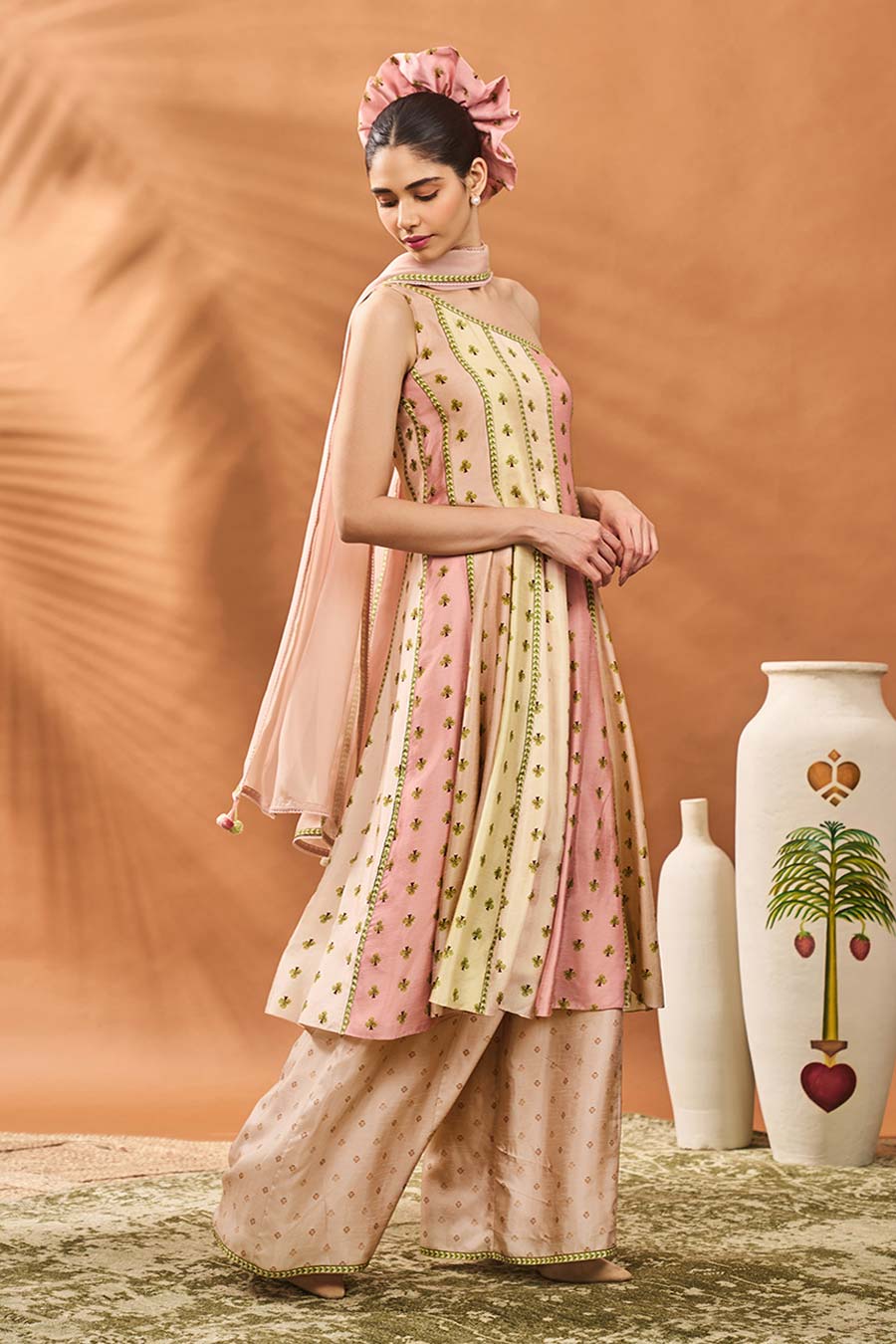 Sorbet Petal Play Anarkali Set