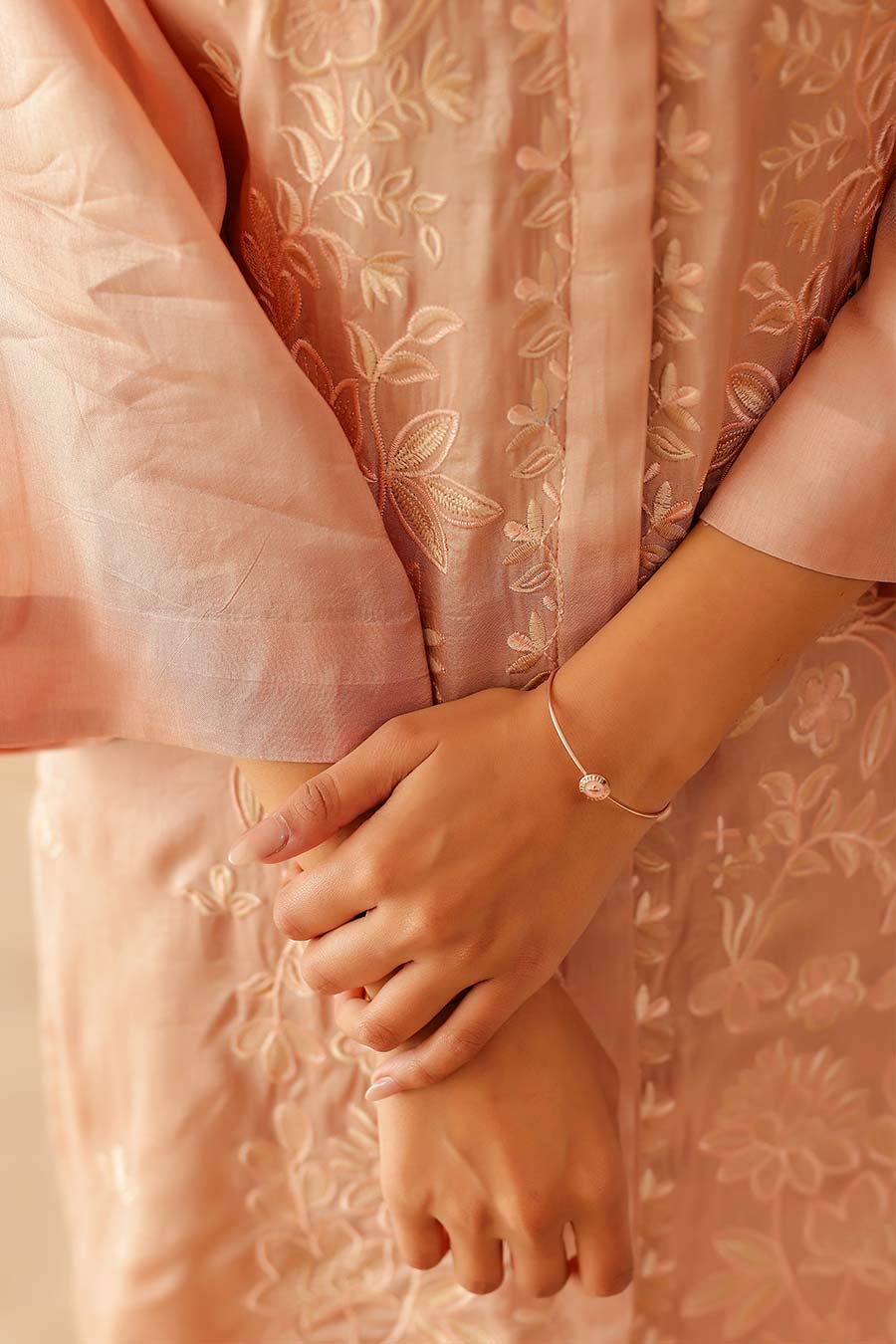 Lily Dusty Pink Embroidered Co-Ord Set